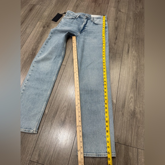 Rag & Bone BLOOMFIELD HARLOW MID-RISE FULL LENGTH STRAIGHT Vintage Stretch Sz 27 - Picture 4 of 13